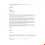 Employee Written Warning Letter Template example document template