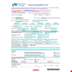 Personnel Requisition Form: Streamline Your Hiring Process example document template