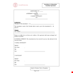 Contract Amendment Schedule for Cornell University Agreement example document template