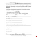 Complete Odometer Disclosure | Seller & Buyer Mileage Statement example document template