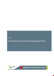 Construction Environmental Management Planners