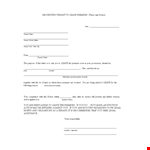 Legal Eviction Notice Letter for Tenant | Leave Premises | Address example document template