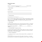 Legal Rent To Own Contract | Agreement for Seller and Buyer | Option Included example document template