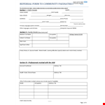 Referral Form Template for Social Child Section - Get the Best Referral Experience example document template