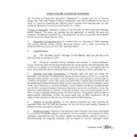 Simple and Effective Separation Agreement Template example document template