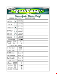 Yahtzee Score Sheets Download Printable Yahtzee Score Sheets For Free