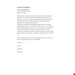 Email Job Rejection example document template