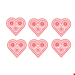 Heart Shape Template - Download Free Heart Shape Templates for Crafts and DIY Projects example document template