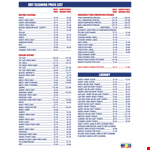 Drycleanprice example document template