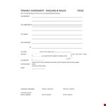 Private Rent Agreement Form example document template 