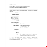 Trust Agreement for County | Expert Trustee Services example document template