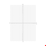 Printable Coordinate Graph Paper example document template