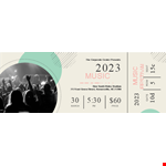 Create Custom Event Tickets with Easy-to-Use Template | Boost Attendance example document template