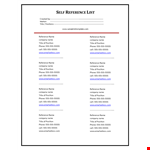 SEO and CTR optimized meta title: "Reference Page Template | Company, Reference, Position, Title example document template 