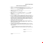 Standard Sublease Contract example document template