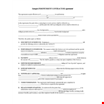 Independent Contractor Agreement | Services | Party Information example document template