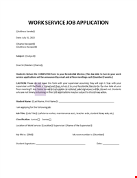 application letter to work in shoprite