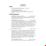 Legal Director | School Summer Programs for Students example document template