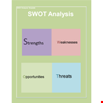 Free SWOT Analysis Template | Easily Create SWOT Analysis example document template 