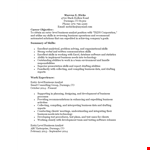 Entry Level Business Analyst Resume - Key Business Skills for Success example document template