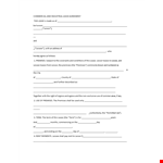 Commercial Lease Agreement Template for Lessee and Lessor | Lease Agreement Simplified example document template