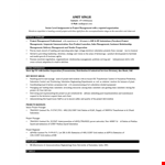 Sample Project Manager Resume - Effective Management of Substation Projects example document template