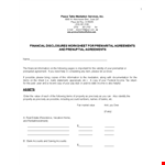 Protect Your Assets with Our Prenuptial Agreement Template example document template