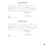 House Rent Receipt Template - Free Printable Receipt example document template