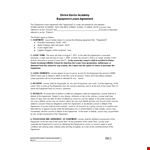 Equipment Lease Agreement - Simplified Template for Lessee and Lessor example document template 