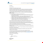 Proposal Thank You Letter example document template