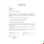 Final Warning Letter Template example document template