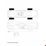 Pinewood Derby Templates example document template