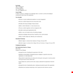 Strategic Account Manager Resume example document template 