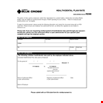 Reimbursement Form for Health and Dental - Request Your Reimbursement Today example document template 