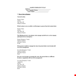 Emergency Contact Following Disaster: Get Our Recovery Plan Template example document template