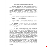 Rescission Agreement | Parties Shall Rescind Claims | Agreement Party example document template 