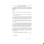 Create a fair Prenuptial Agreement: Property shall remain separate - Template example document template 