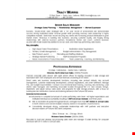 Executive Sales Manager Resume example document template