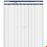 Accounts Payable Template example document template