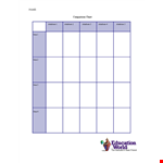 Easily Compare Data with Our User-Friendly Comparison Chart Template example document template