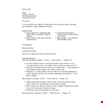 Sales Operations Coordinator Resume example document template 