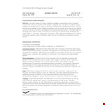 Convenience Store Manager Resume example document template 