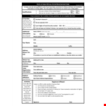 Printable Voter Registration Form example document template