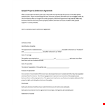 Property and Asset Settlement Agreement Between Husband and Wife example document template