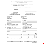 Child Support Agreement - Complete Address Information | Nevada State example document template 