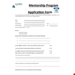 Apply for the Mentor Application Program | Connect with CPABC Mentors example document template