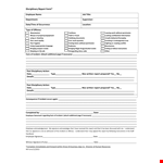 Employee Disciplinary Report Form: Report Incidents and Obtain Signatures example document template