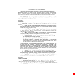 Land Sales Agreement Template - Secure Your Property Sale with a Buyer-Seller Agreement example document template