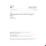 Law Firm Marketing Plan Template example document template