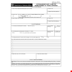 Complete Your Reimbursement Form for Travel - Information for Veterans example document template